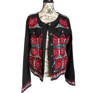 Embroidered western jacket